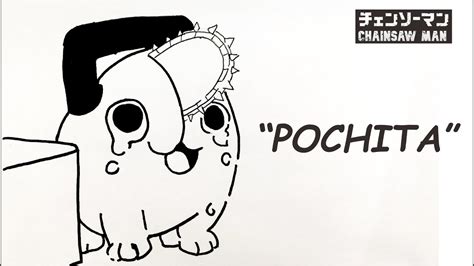 Cara Menggambar Pochita Chainsaw Man Untuk Pemula How To Draw Pochita