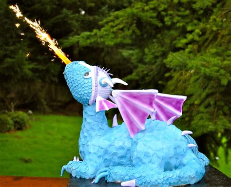 Fire Breathing Dragon Cake