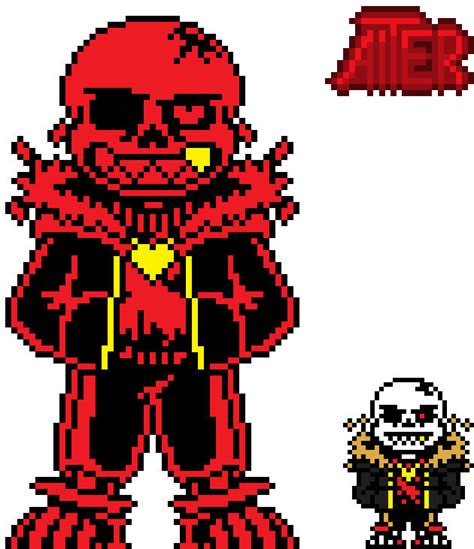 Underfell Sans Battle And Overworld Sprites By Alternativefell On