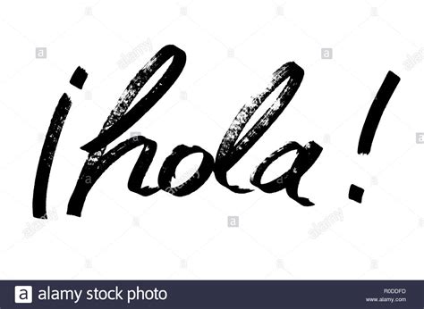 Greeting Card In Spanish Black And White Stock Photos And Images Alamy