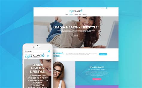 LifeHealth - Healthy Lifestyle Coach Responsive WordPress ...