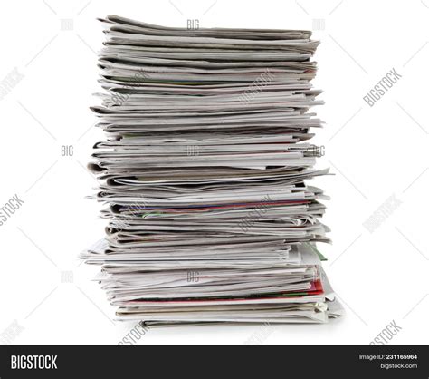 Newspapers Stack Image And Photo Free Trial Bigstock