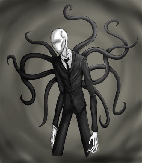 Slender The Eight Pages Slenderman Drawing Creepypasta Sketch Png