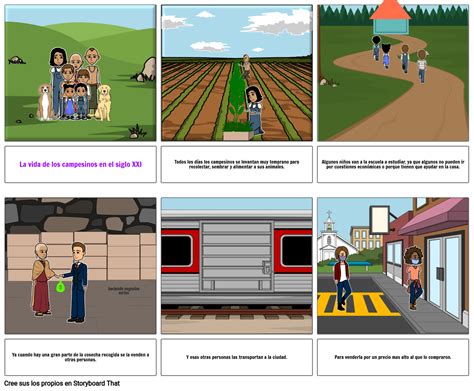 La Vida De Los Campesinos En El Siglo XXI Storyboard