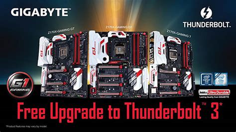 New Firmware Enables Intel Tunderbolt 3 On Select Gigabyte Z170