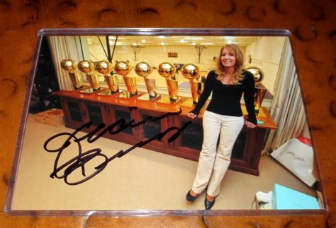Jeanie Buss Owner Basketball La Lakers Nba Signed Autograph Photo Los