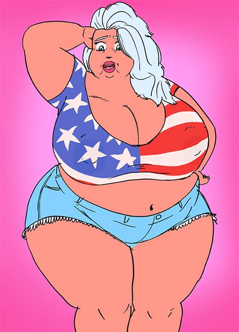 Rule 34 American Flag American Flag Shirt Bbw Gilf Huge Breasts Obese