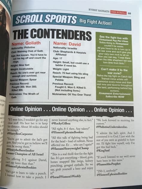 If you have, share how this experience affected your relationship with god & others. The Tabloid Bible: You Won't Believe This Bible! - ChurchMag