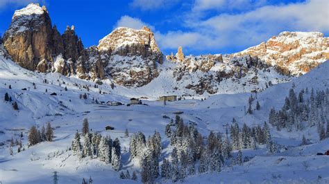 Winter Dolomites Wallpapers Wallpaper Cave