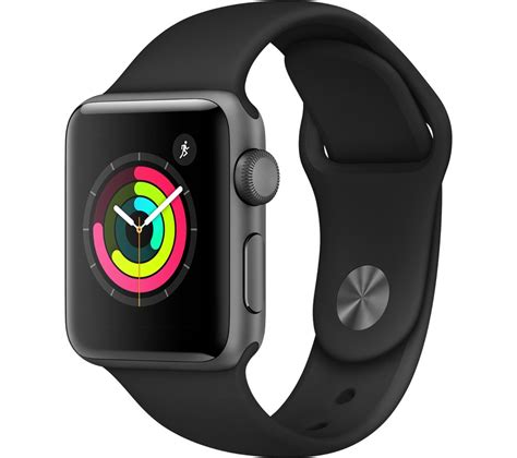 It automatically syncs your favorite playlists and keeps you connected to the people and info you care about most. Buy APPLE Watch Series 3 - Space Grey & Black Sports Band ...