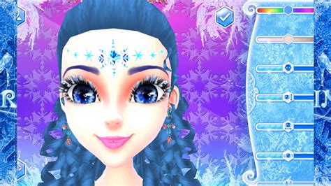 Fun Makeup Game Dress Up Choose Hairstyle And Beautify The Ice