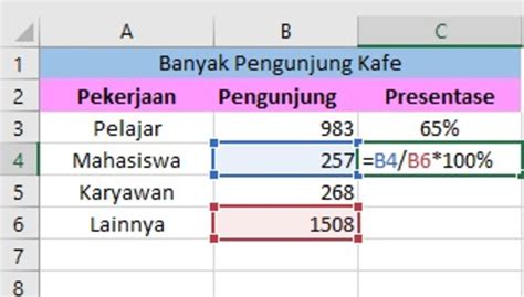 Cara Menghitung Angka Persen Di Excel Imagesee Riset