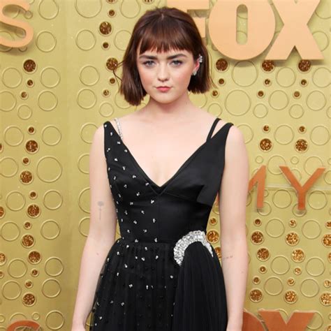 Game Of Thrones Maisie Williams Debuts Blonde Mullet Haircut