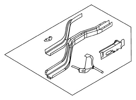 Diagram of oem suspension, rear. 2004 Dodge Neon Crossmember. Rear suspension. Center ...