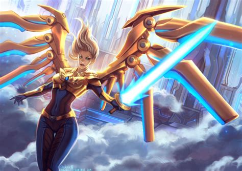 Aether Wing Kayle By Enijoi On Deviantart