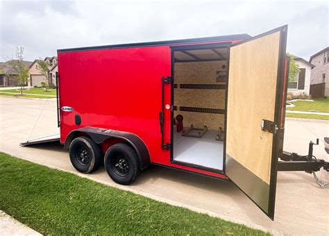 7x12 Enclosed Cargo Trailer For Rent Right Away Rentals