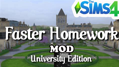 The Sims 4 Faster Homework The Sims Guide