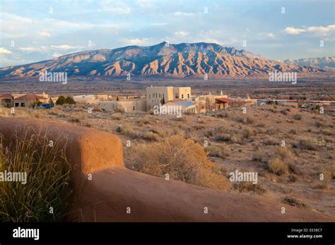View Of Sandia Mountains Albuquerque New Mexico Stock Photo 77519127