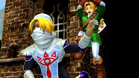 The Legend Of Zelda Ocarina Of Time D Cutscene Meeting Sheik