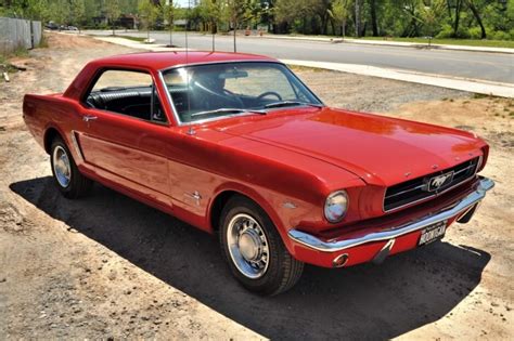For Sale 1965 Ford Mustang Coupe Rangoon Red 289ci V8 4 Speed