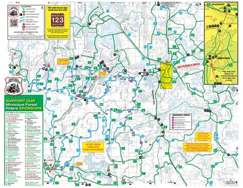 Trail Report And Map Minocqua Forest Riders