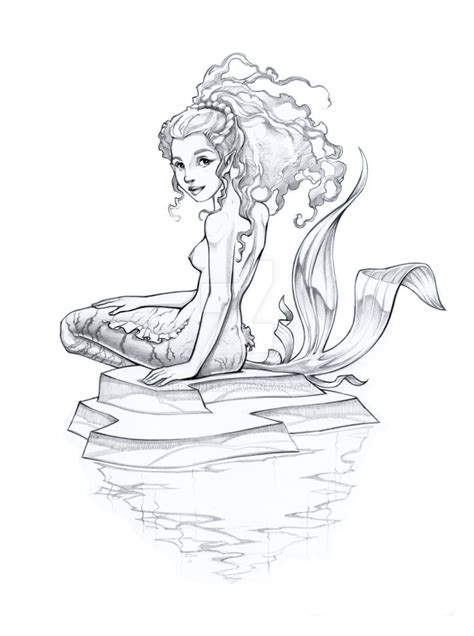 Mermaids Step By Step Drawing At Getdrawings Free Download