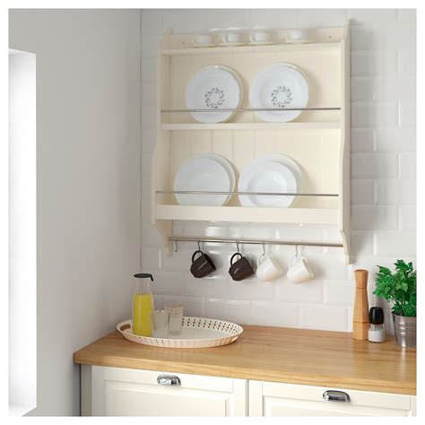 Ikea Tornviken Off White Plate Shelf Plate Shelves Shelves Kitchen