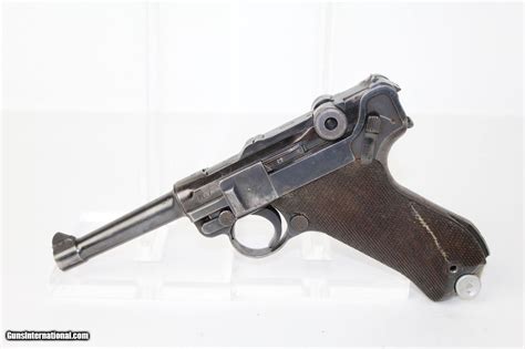 World War Ii Nazi German P08 Luger Pistol