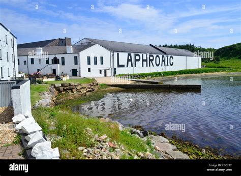 Laphroaig Distillery Islay Schottland Stockfotografie Alamy