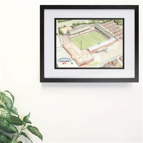 Bolton Wanderers Fc Burnden Park Stadium Art Print By Sports Stadia Art