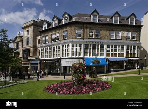 Harrogate Montpellier Parade Typical Buildings Uk North Yorkshire Great
