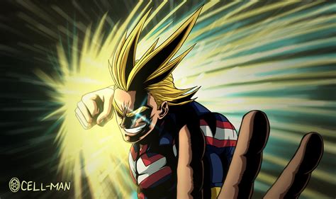 All Might Detroit Smash By Cell Man On Deviantart