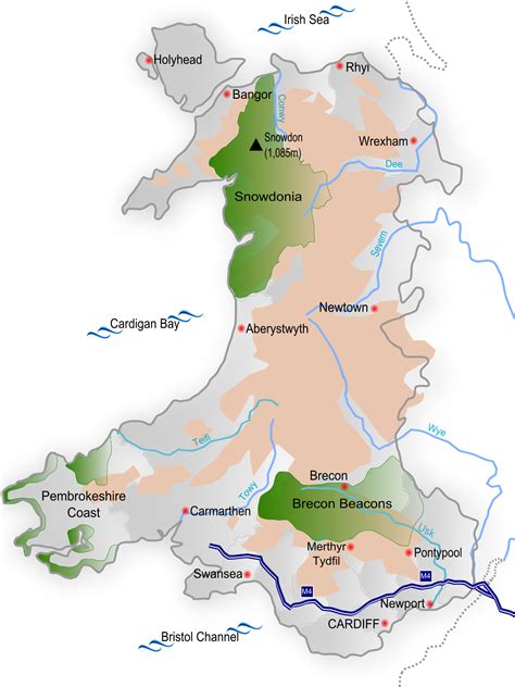 Wales has a living celtic culture, with the welsh language spoken by a fifth of the 3.1 million inhabitants. Geografia del Galles - Geography of Wales - qaz.wiki