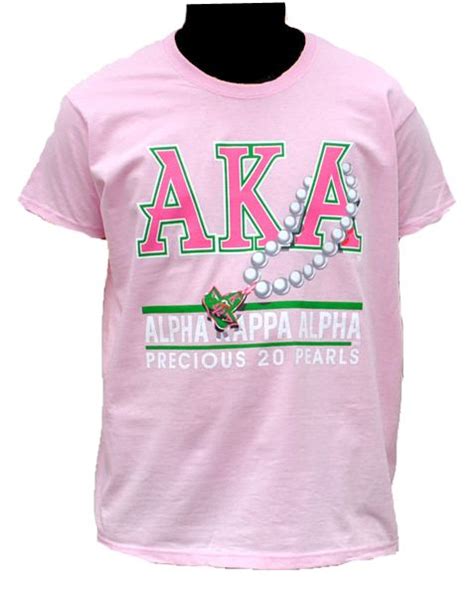 Aka Precious 20 Pearls Tee Aka Apparel Shirts Alpha Kappa Alpha Gear