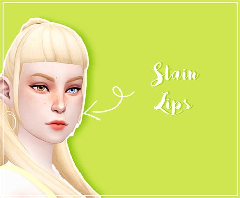 My Sims 4 Blog Lip Stain By Toskami