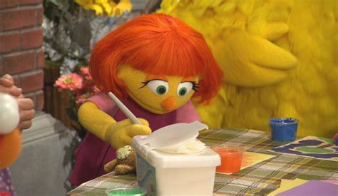 Sesame Street Introduces New Character Julia The First Muppet With Autism Culture