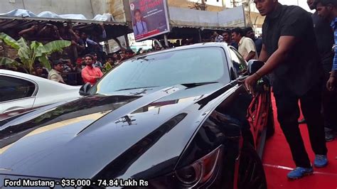Actor Vijay Car Collection Rolls Royce Mustang Youtube