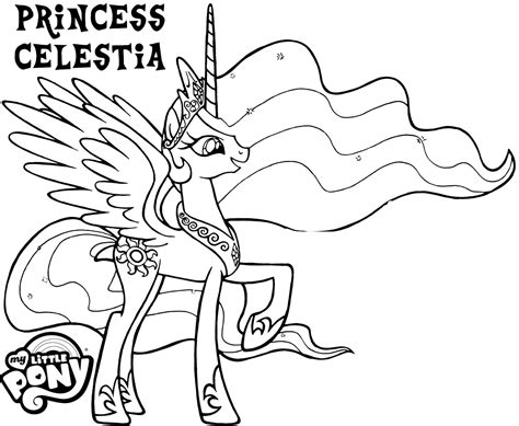 Princess celestia is an alicorn and the former ruler of equestria, she has the responsibility to raise the sun.an alicorn is a unicorn or unicorn with wings. РАЗВИТИЕ РЕБЕНКА: Раскраски My Little Pony (Мой маленький ...
