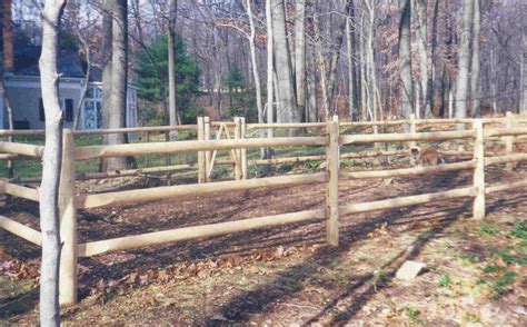 Split rail fences give a rustic, casual look to any property and can provide a level of functionality as well. Split Rail Fencing | Branchburg, NJ | Eagle Fence and Supply