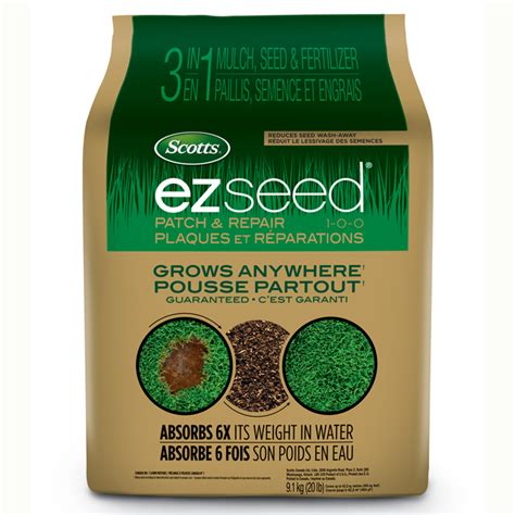 Scotts Ez Seed 3 In 1 Grass Seed 1 0 0 91 Kg 0190 Réno Dépôt