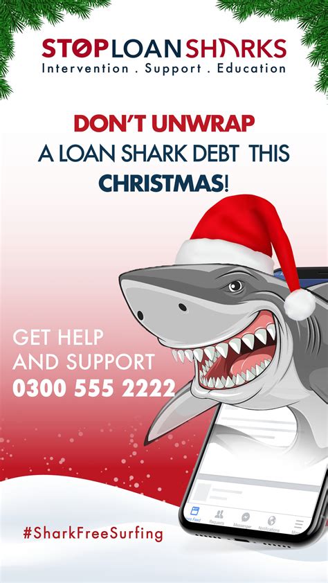 Dont Unwrap Loan Shark Debt Frame Stop Loan Sharks