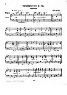 Ф. Бейер: Турецкая песня для фортепиано скачать бесплатно на MusicaNeo