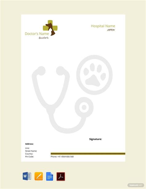 A medical prescription (℞) is a written order by a medical doctor to a pharmacist for a treatment to be provided to the doctor's patient. Free Veterinary Doctor's Prescription in 2020 | Doctors ...