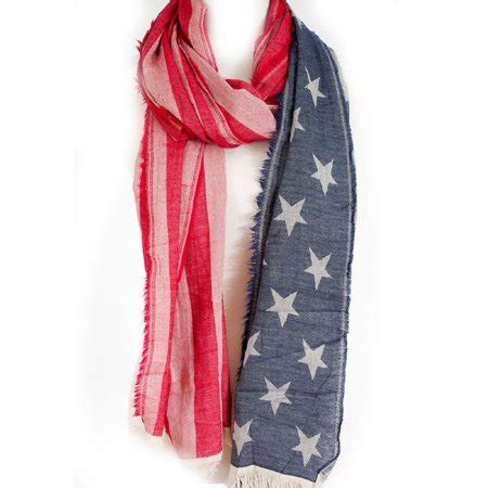Show your american pride with a super cute scarf. Zodaca - Zodaca Fashion Women Lightweight American USA ...
