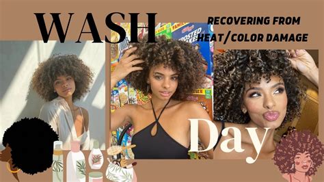 My Curly Hair Routine Tips And Tricks For Color Heat Damage Recovery