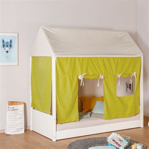 Ainsi, il n'y a pas un âge spécifique pour un lit cabane. Tente pour lit cabane Zoa - Accessoire de lit de ...