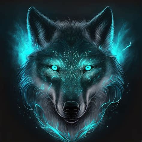 Psychedelic Wolf Wallpaper