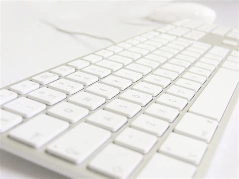 Free Keyboard White 2 Stock Photo