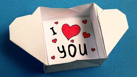 How To Make An Easy Origami Heart Box Envelope Paperheart Box Origami