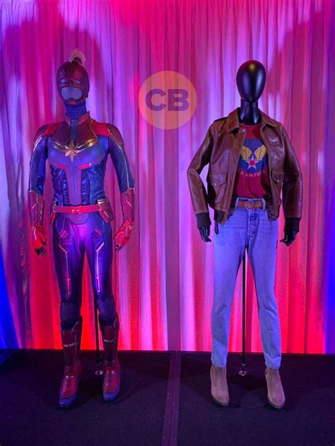 Captain Marvel Close Up Look At The Costumes